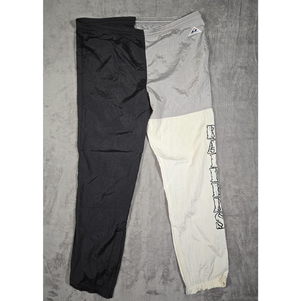 Vintage Raiders Nylon Pants Men's XL Apex One Tri Color Parachute Please Read